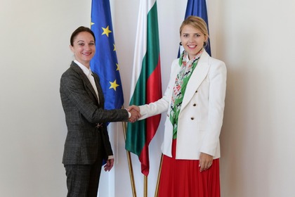 Deputy Minister Velislava Petrova received copies of the Letters of Credence of the new Ambassador of Slovenia to Bulgaria